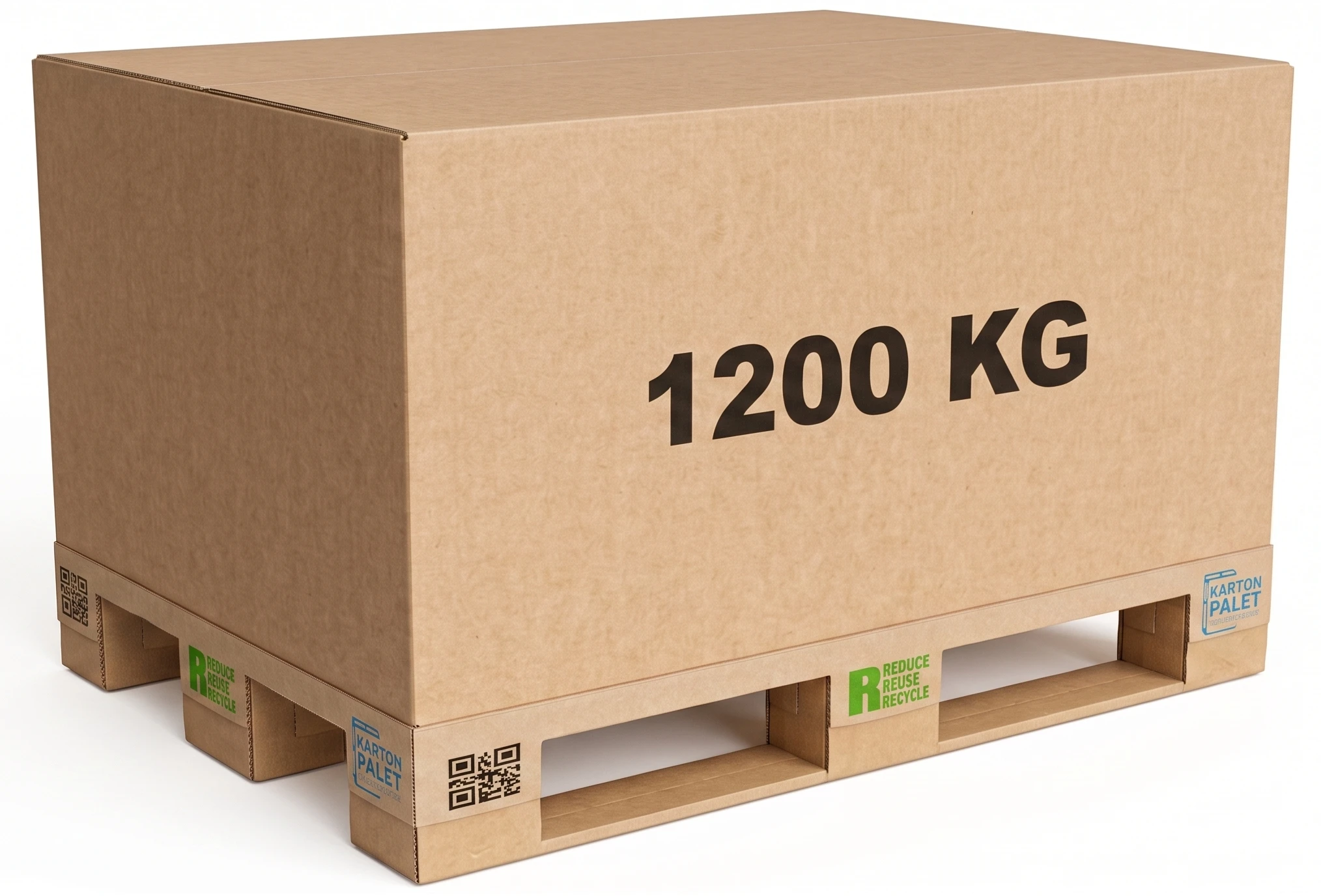 Paper Pallet Box - حل شحن من قطعة واحدة يدمج البالتة والصندوق