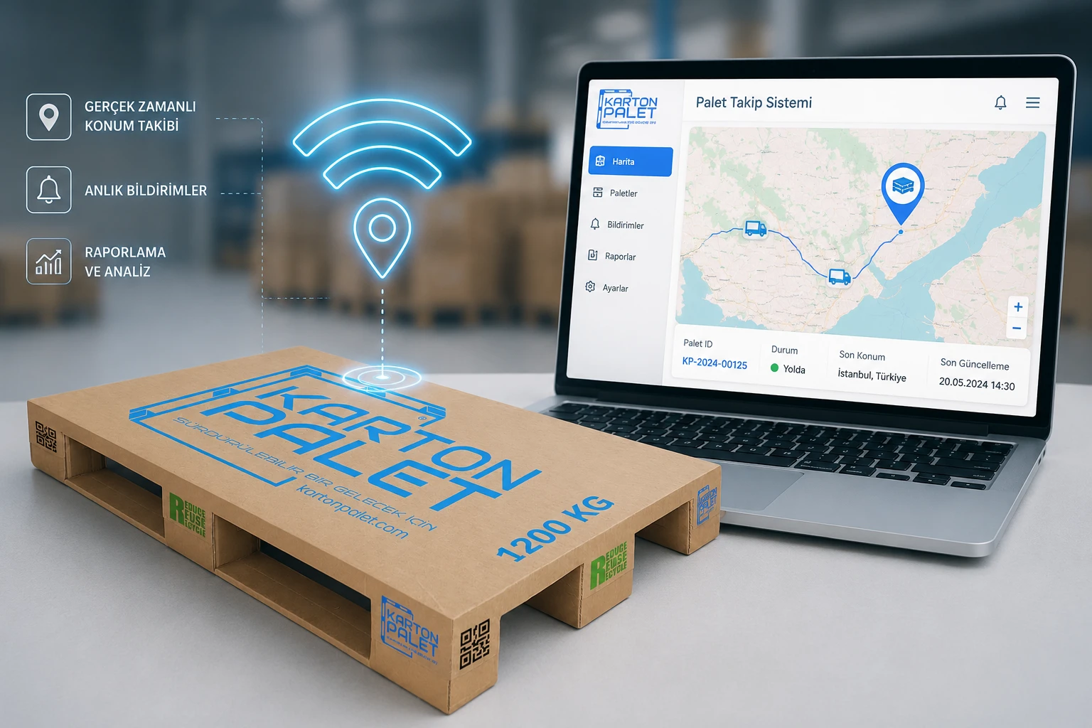 Pallet Tracking System (PTS) - حل تتبع رقمي للمراقبة الفورية للشحنات